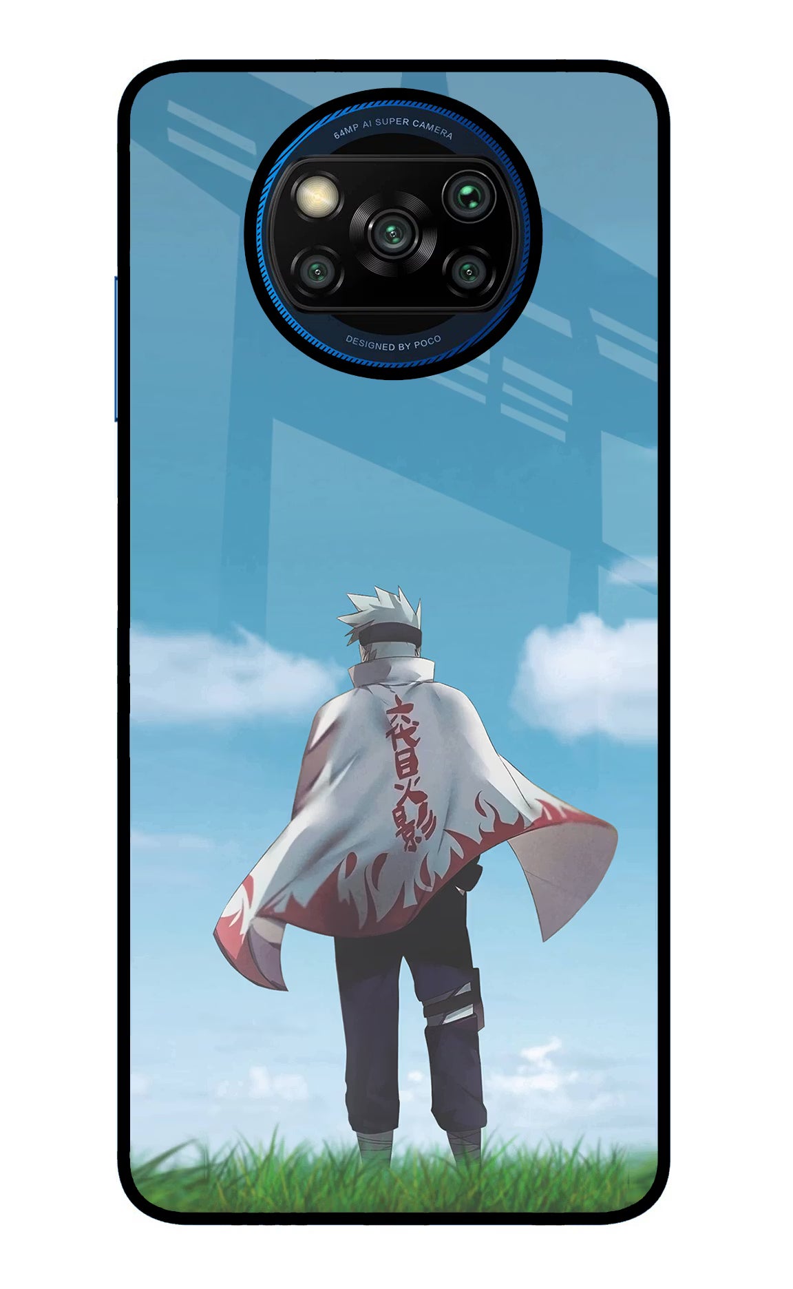 Kakashi Poco X3/X3 Pro Glass Case Back Cover by Casekaro
