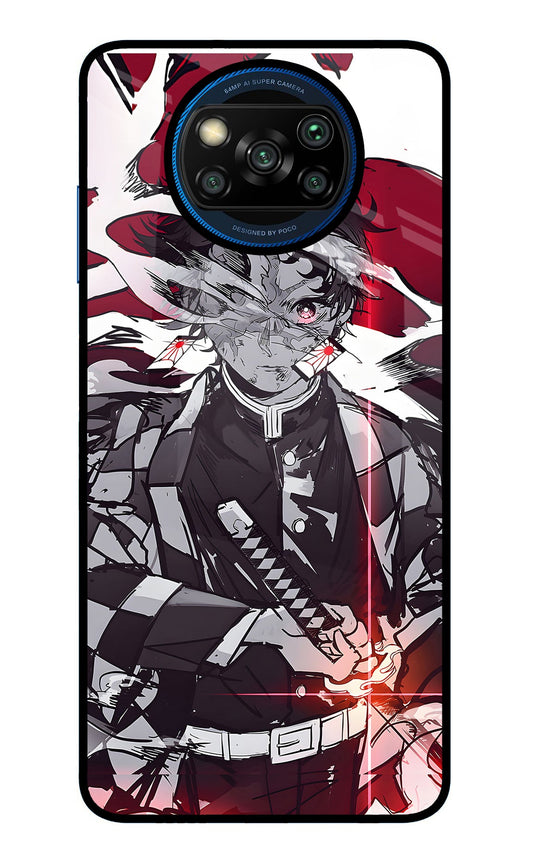 Demon Slayer Poco X3/X3 Pro Glass Case