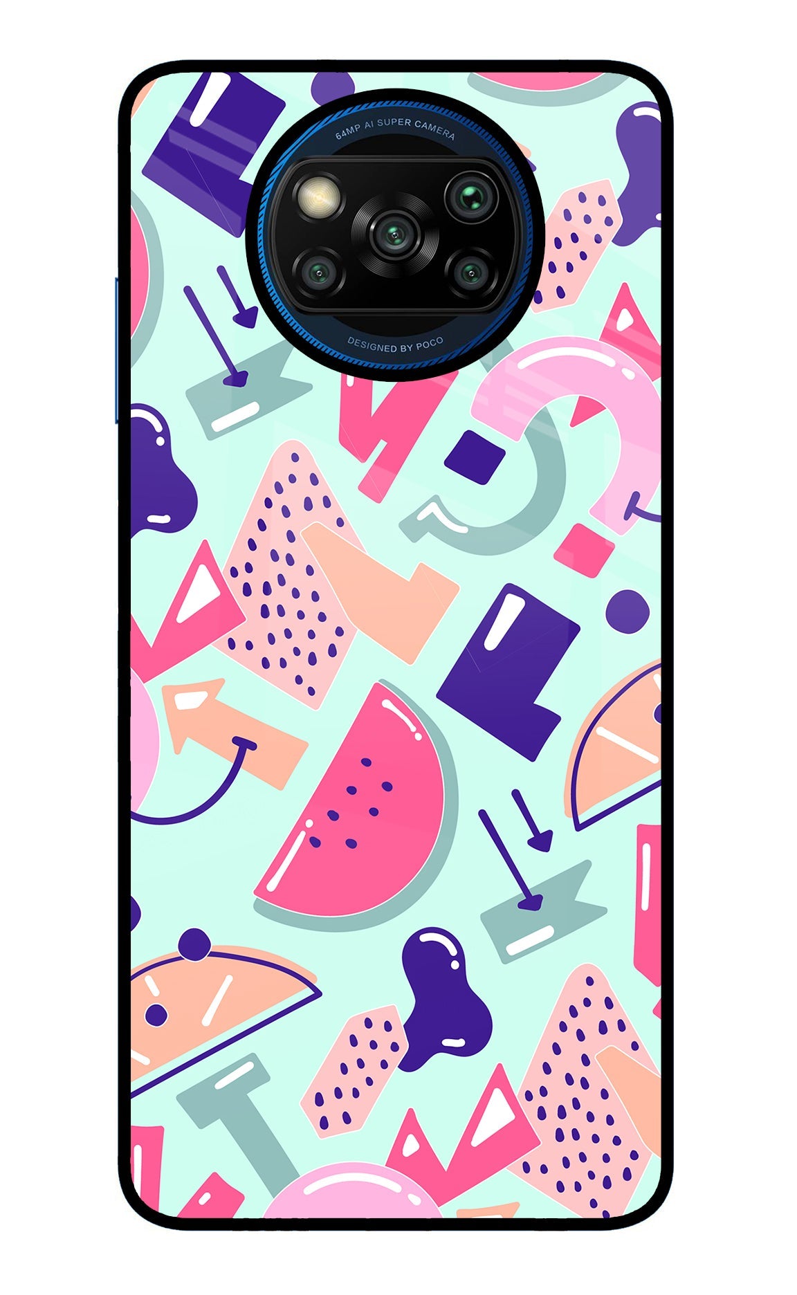 Doodle Pattern Poco X3/X3 Pro Back Cover