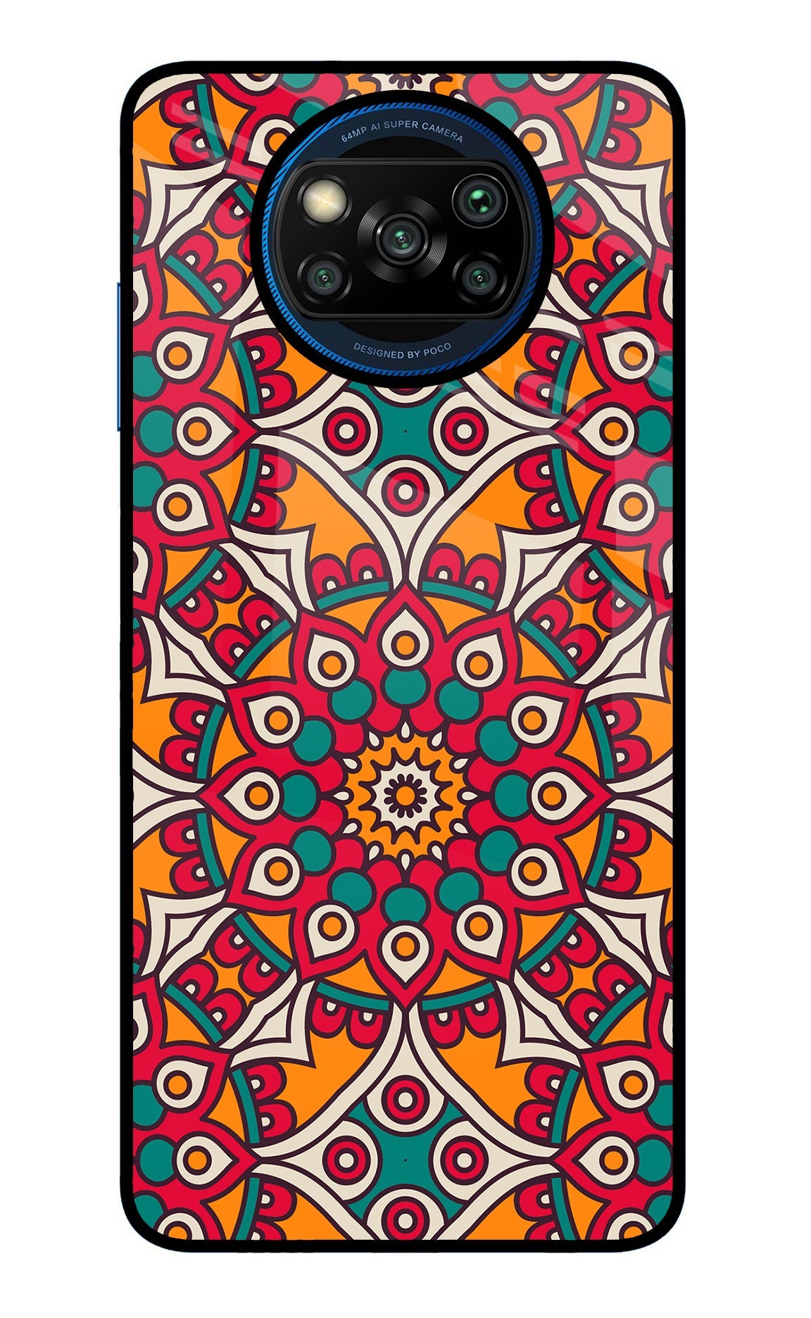 Mandala Art Poco X3/X3 Pro Glass Case