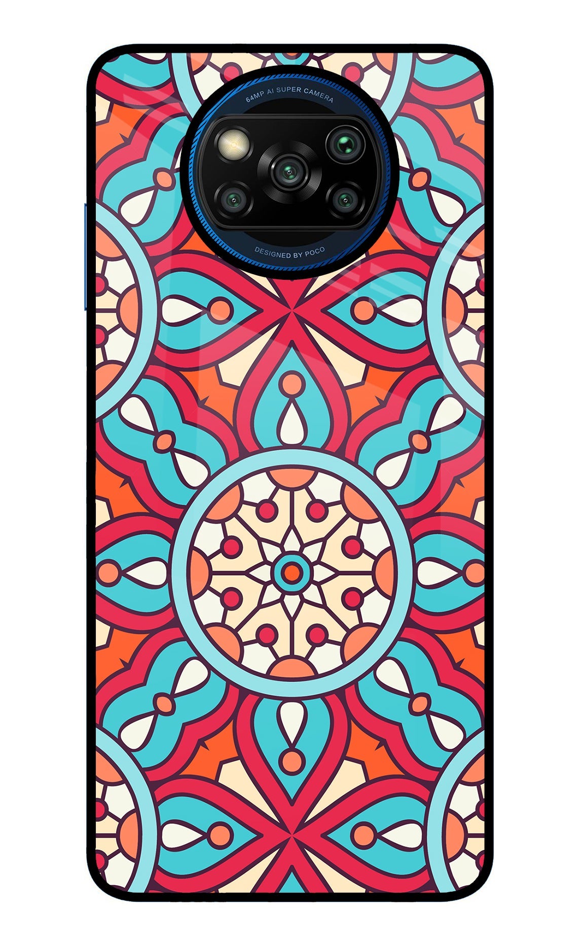 Mandala Geometric Poco X3/X3 Pro Glass Case