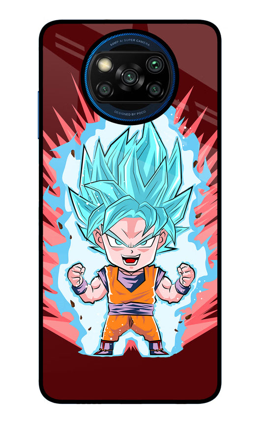 Goku Little Poco X3/X3 Pro Glass Case