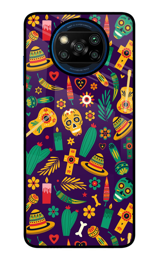 Mexican Artwork Poco X3/X3 Pro Glass Case