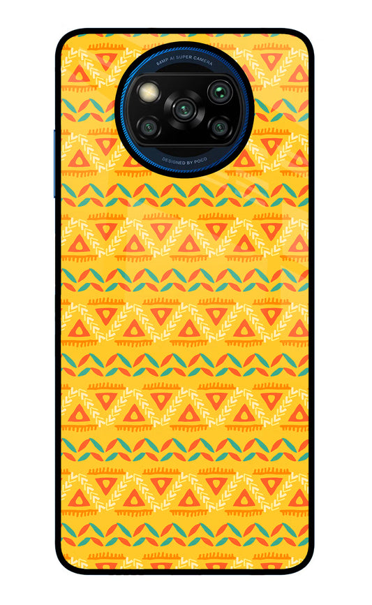 Tribal Pattern Poco X3/X3 Pro Glass Case