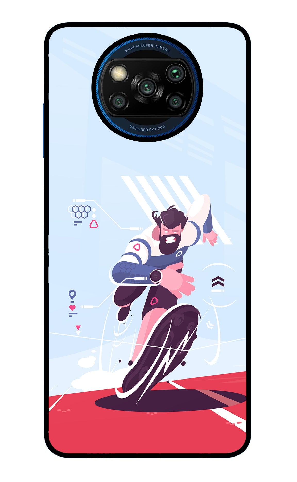 Run Pro Poco X3/X3 Pro Back Cover