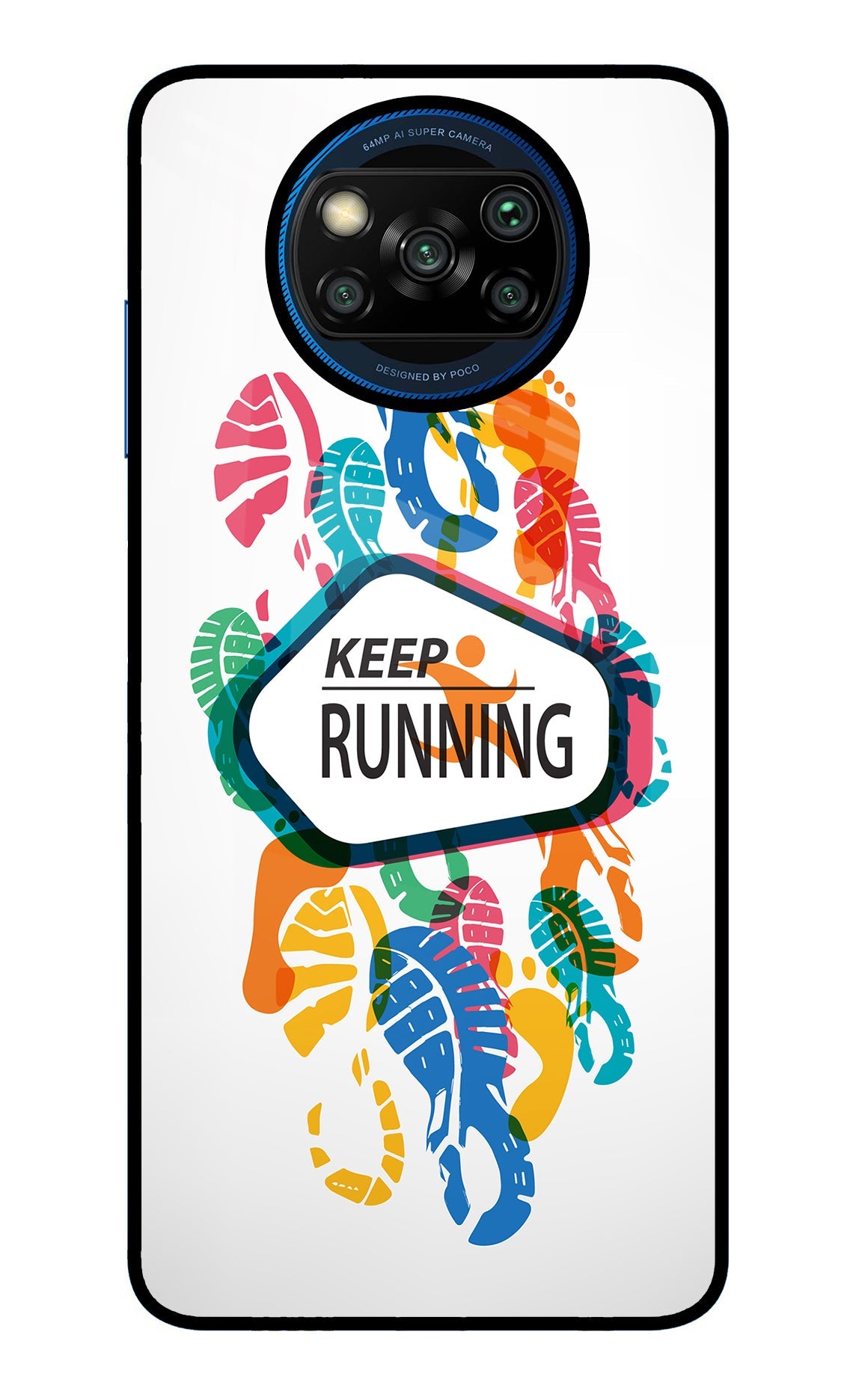 Keep Running Poco X3/X3 Pro Back Cover