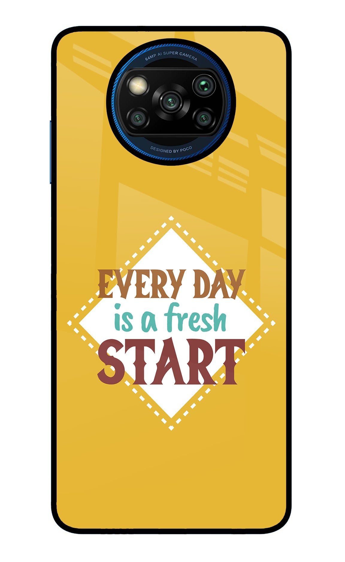 Every day is a Fresh Start Poco X3/X3 Pro Back Cover