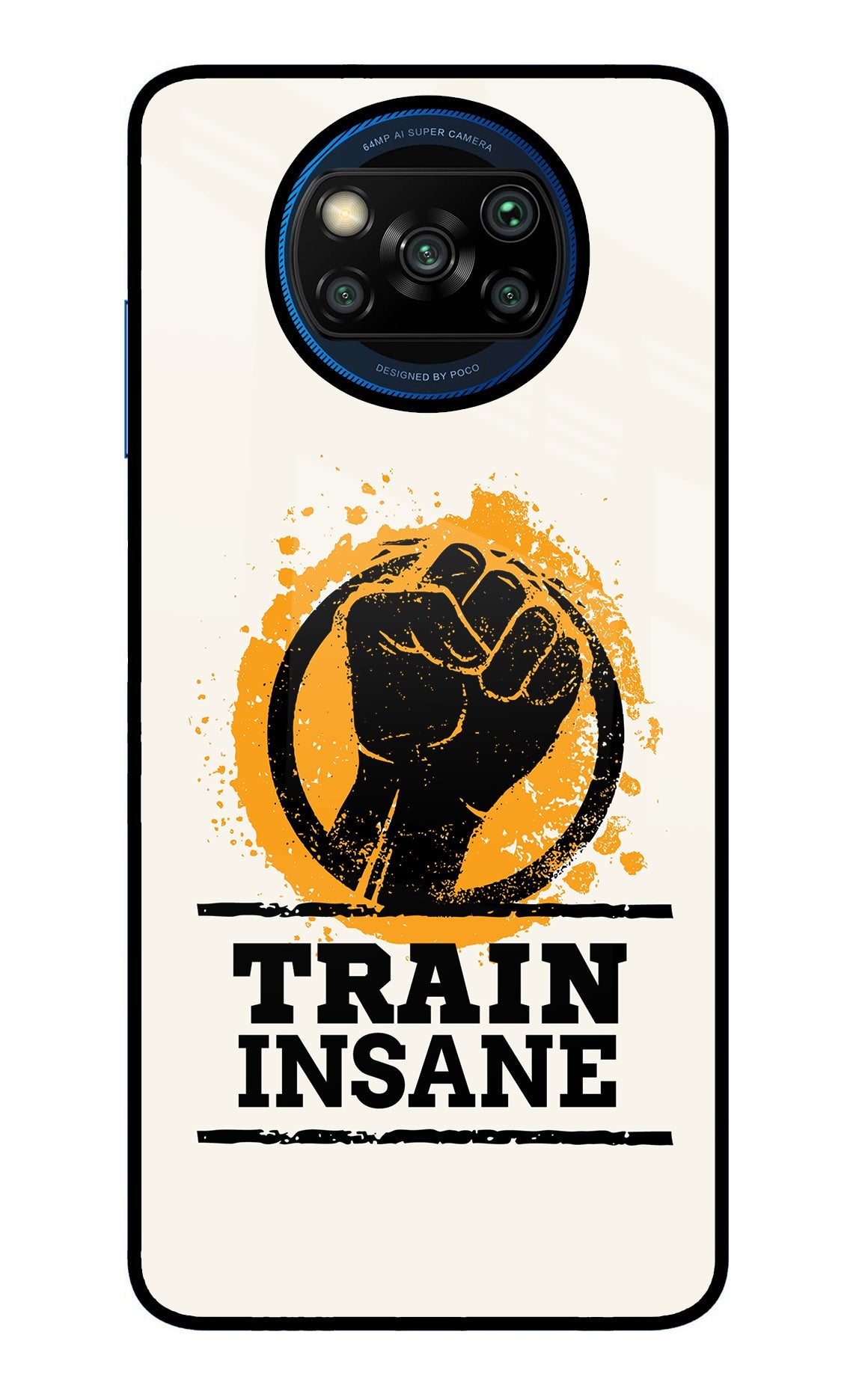 Train Insane Poco X3/X3 Pro Glass Case