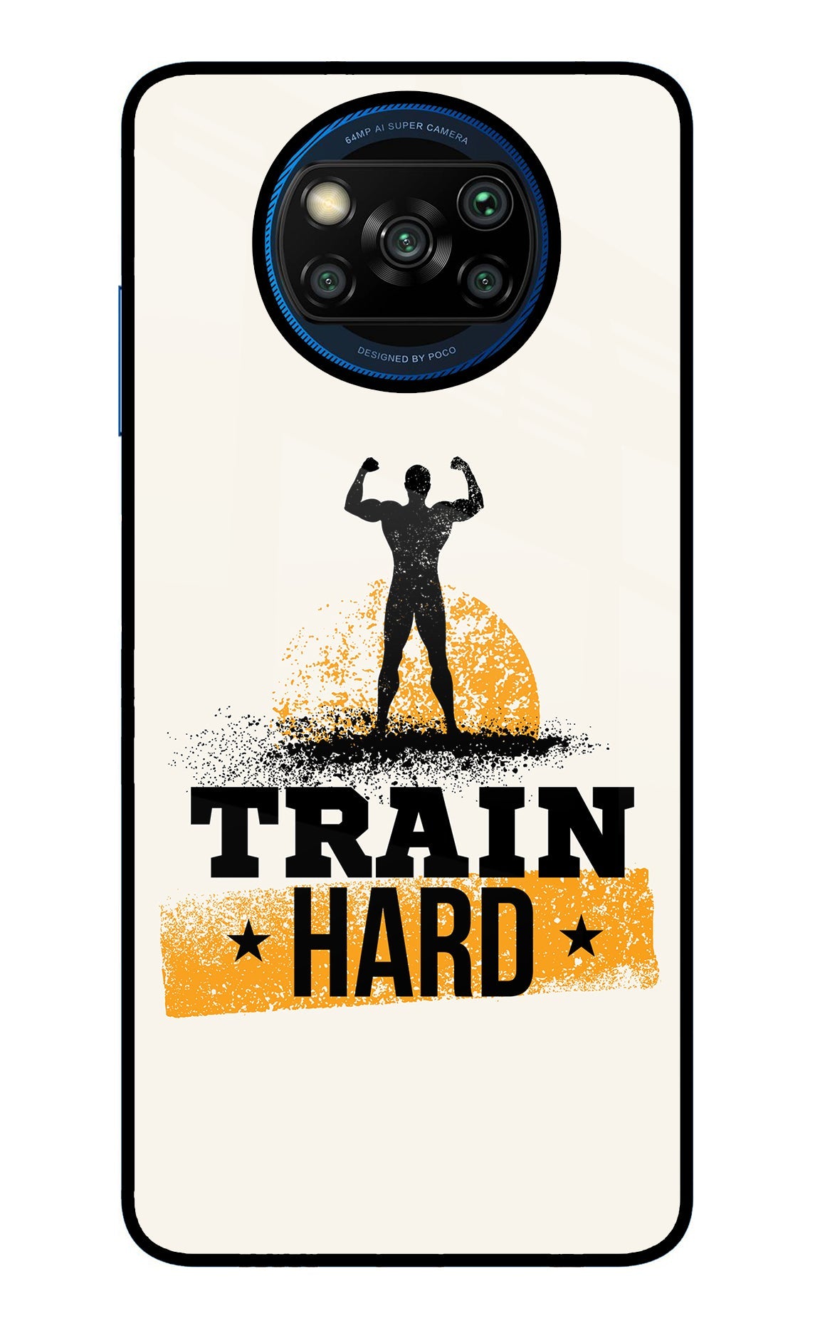 Train Hard Poco X3/X3 Pro Back Cover