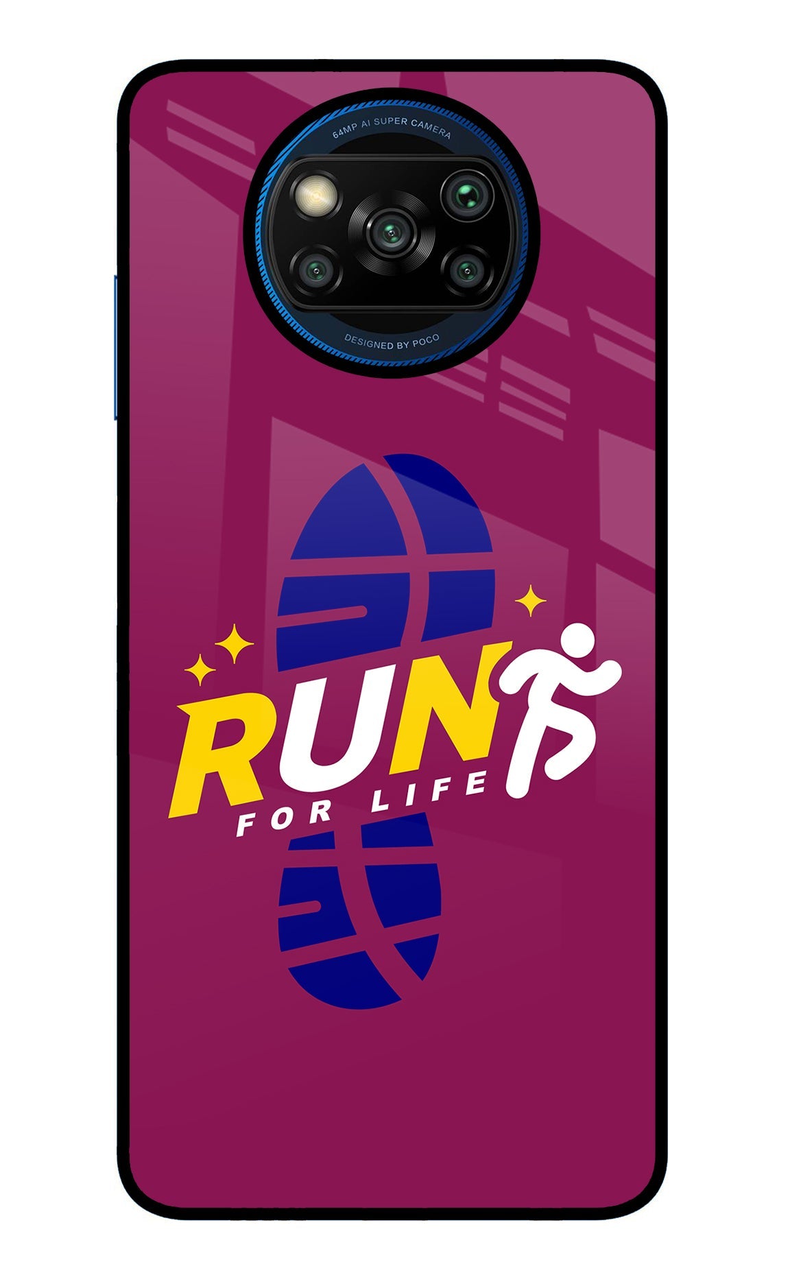 Run for Life Poco X3/X3 Pro Back Cover