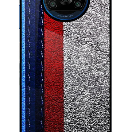 BMW Stripes Poco X3/X3 Pro Glass Case