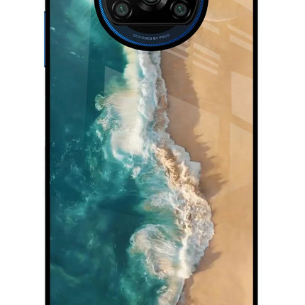 Ocean Beach Poco X3/X3 Pro Glass Case