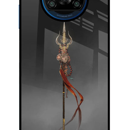Shiv Trishul Poco X3/X3 Pro Glass Case
