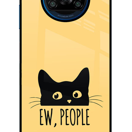 Ew People Catitude Poco X3/X3 Pro Glass Case