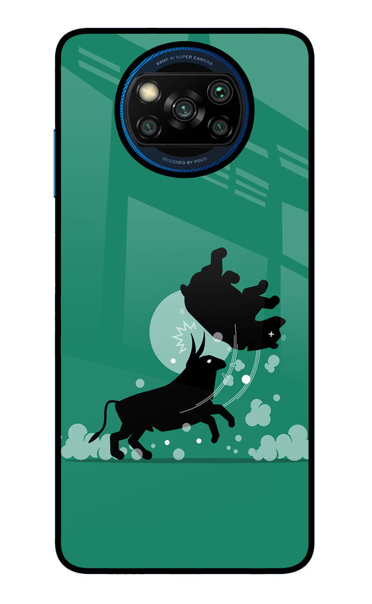 Bull Conqueror Poco X3/X3 Pro Glass Case