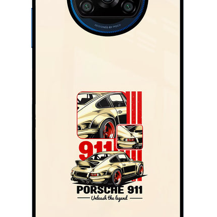 Classic Porsche 911 Poco X3/X3 Pro Glass Case