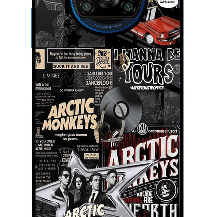Arctic Monkeys Poco X3/X3 Pro Glass Case