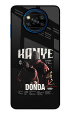 Donda Kanye West Poco X3/X3 Pro Glass Case