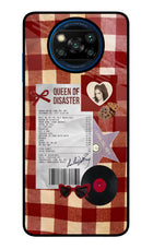 Queen of Disaster Poco X3/X3 Pro Glass Case