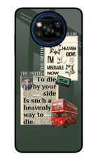 The Smiths Poco X3/X3 Pro Glass Case Back Cover by Casekaro