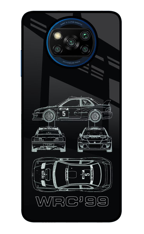 WRC'99 Poco X3/X3 Pro Glass Case