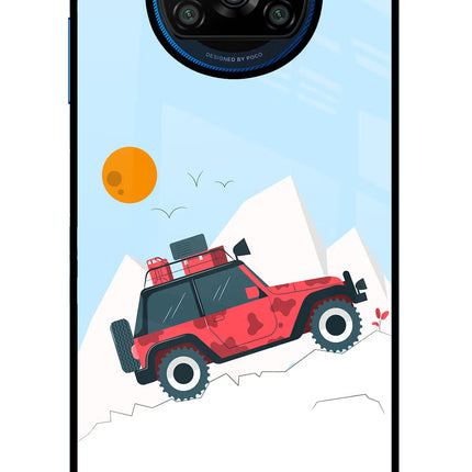 Mountain Trail Beast Poco X3/X3 Pro Glass Case