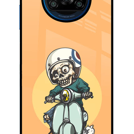 Undead Biker Poco X3/X3 Pro Glass Case