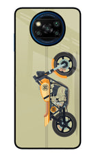 Vertical Speedster Poco X3/X3 Pro Glass Case