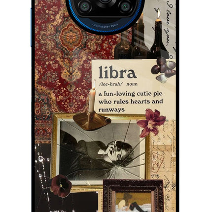 Libra Zodiac Poco X3/X3 Pro Glass Case