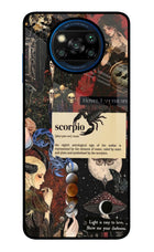 Scorpio Zodiac Poco X3/X3 Pro Glass Case
