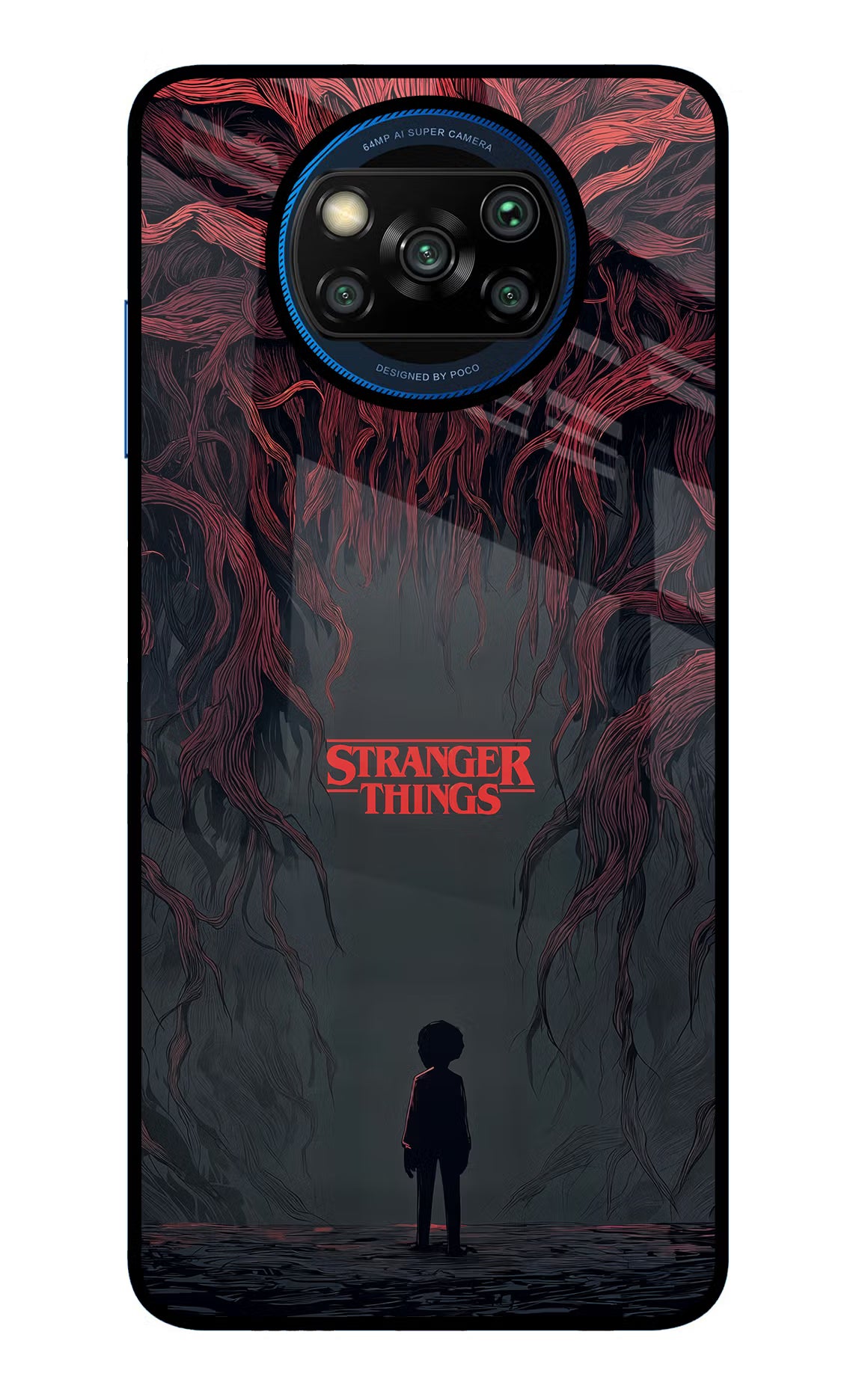 Ordinary Things Dark Side Poco X3/X3 Pro Glass Case Back Cover by Casekaro