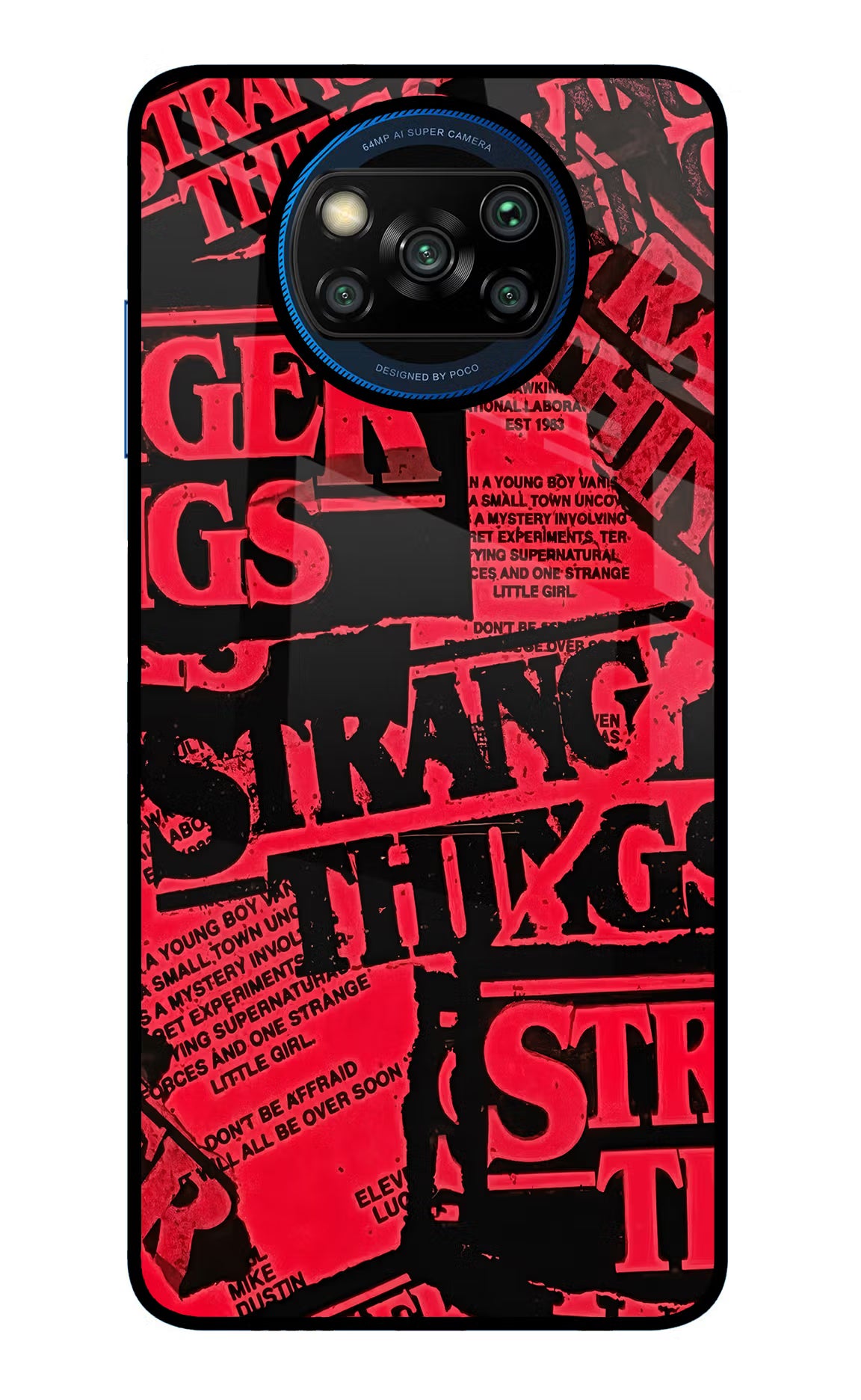 Ordinary Things Poco X3/X3 Pro Glass Case Back Cover by Casekaro