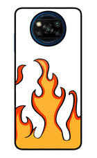 Fired Up – White Poco X3/X3 Pro Glass Case