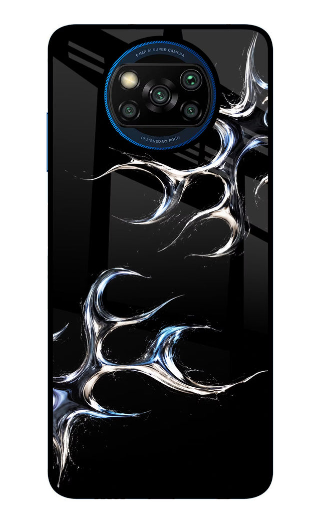 Chrome Tribal Poco X3/X3 Pro Glass Case