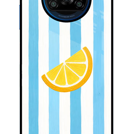 Summer Lemon Poco X3/X3 Pro Glass Case