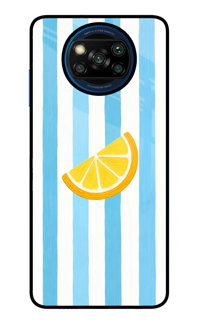 Summer Lemon Poco X3/X3 Pro Glass Case
