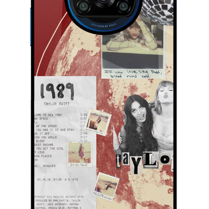 Taylor Swift Poco X3/X3 Pro Glass Case