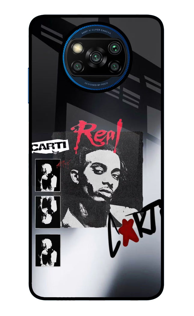 Playboi Carti Poco X3/X3 Pro Glass Case