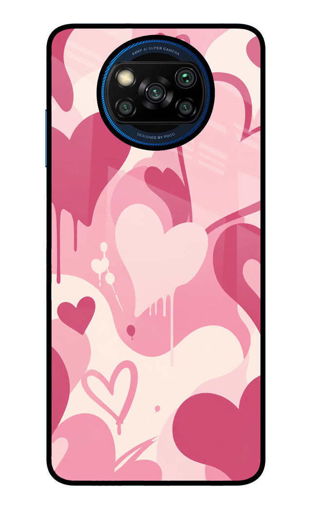 Hearty case Poco X3/X3 Pro Glass Case
