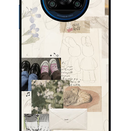 Soft Aesthetic Poco X3/X3 Pro Glass Case