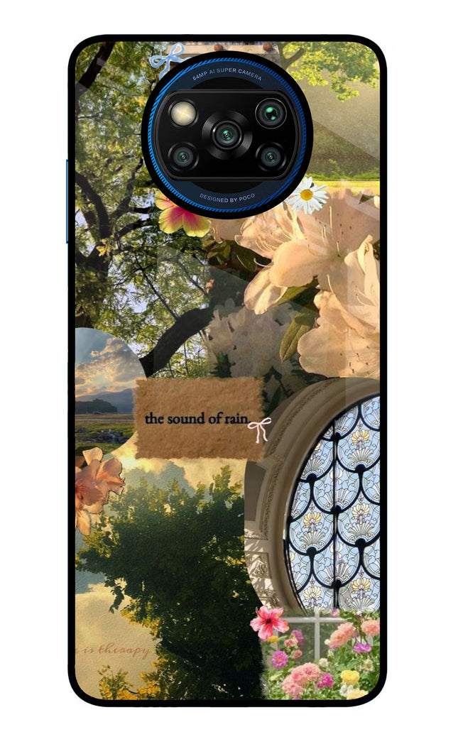 Rain Poco X3/X3 Pro Glass Case