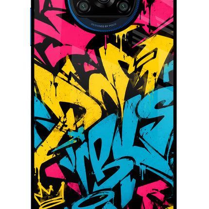 Graffiti Vibe Poco X3/X3 Pro Glass Case