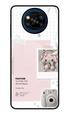 Pantone Asthetic Poco X3/X3 Pro Glass Case