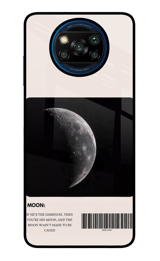 Moon Phase Poco X3/X3 Pro Glass Case