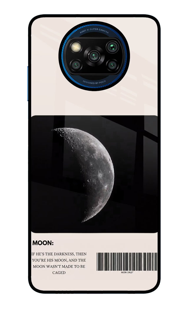 Moon Phase Poco X3/X3 Pro Glass Case