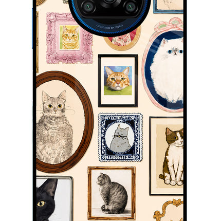 Mirror Cats Poco X3/X3 Pro Glass Case