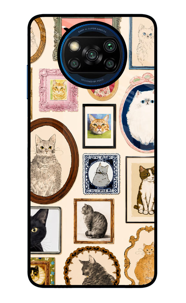 Mirror Cats Poco X3/X3 Pro Glass Case