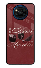 Velvet Cherry Poco X3/X3 Pro Glass Case