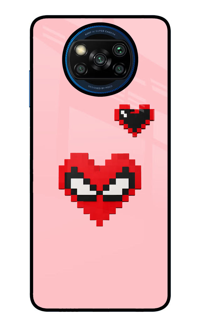 Gwen Heart Poco X3/X3 Pro Glass Case