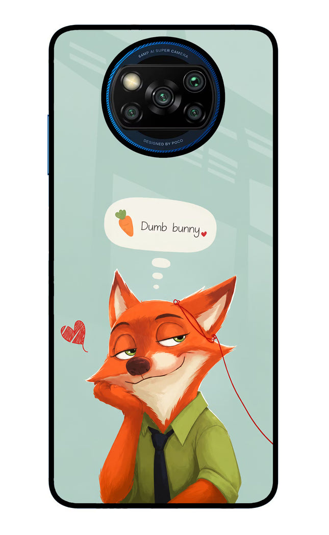 Nick Charm Poco X3/X3 Pro Glass Case